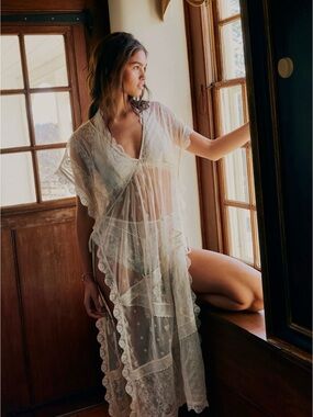 Sold Out- Free People Patchwork Lace Poncho